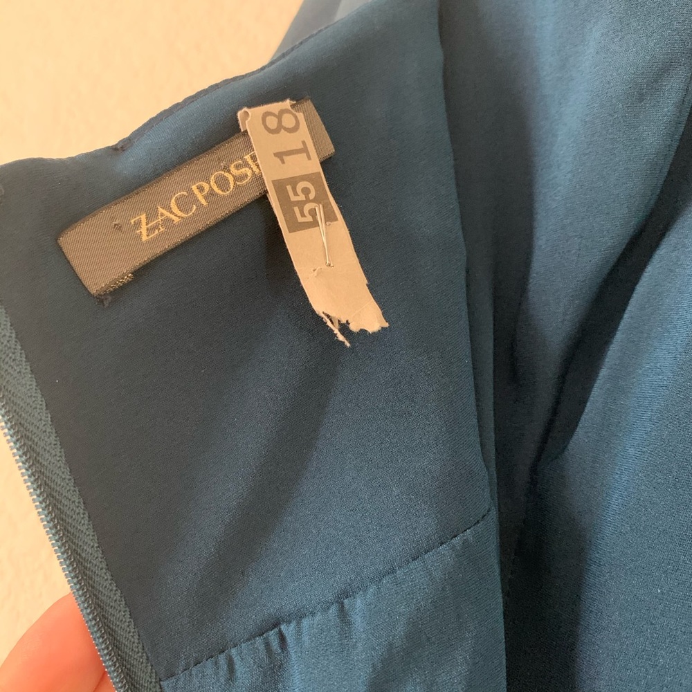 Zac Posen Vertical Piped Sheath Dress - Picture 5 of 7